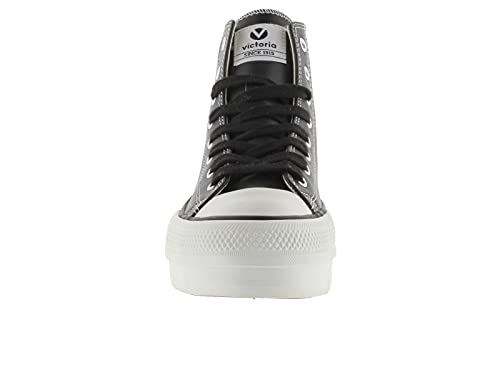 victoria Plano VICTORIA Tribu Zapatilla SINTÉTICA Efecto Piel 1061107-WOMEN para Mujer Negro 39