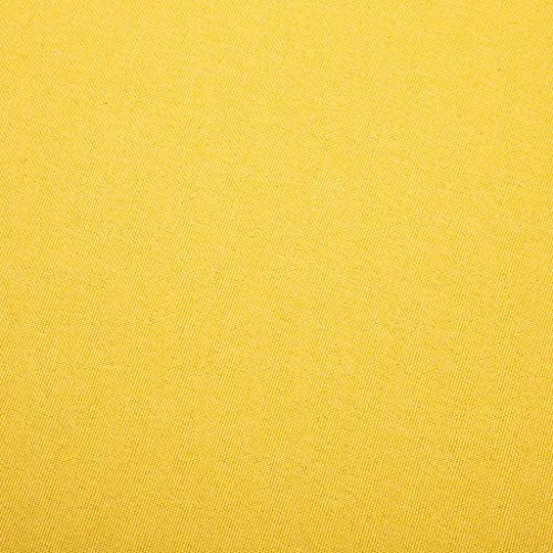 vidaXL Butaca Tapizada de Tela 73x66x77cm Amarilla Mobiliario Decoración Hogar