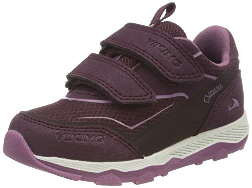 viking Evanger Low GTX, Zapatillas Unisex niños, Purple Bordo 7, 35 EU