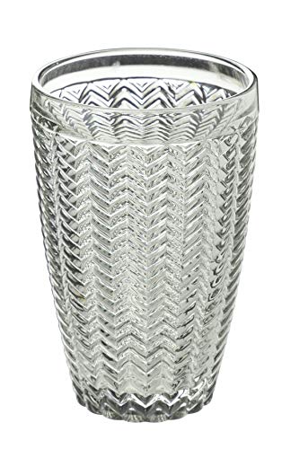Villa d'Este Home Tivoli - Juego de 6 vasos de cristal - Línea Geometrie - Capacidad de 380 ml