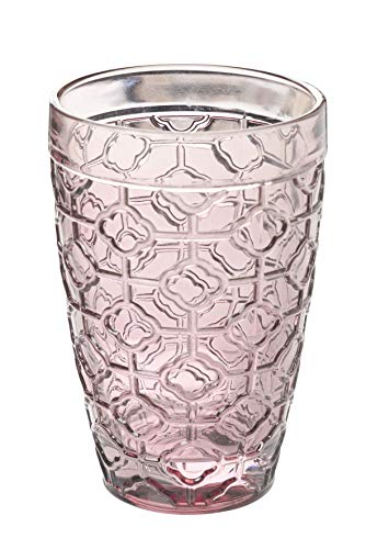 Villa d'Este Home Tivoli - Juego de 6 vasos de cristal - Línea Geometrie - Capacidad de 380 ml