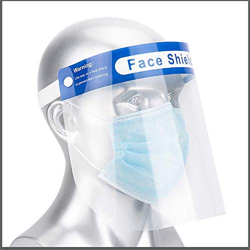 Visera Protectora,Protectores Faciales de Seguridad,Protector Facial Antiniebla Contra Salpicaduras de Aceite y Saliva(2 Pcs)