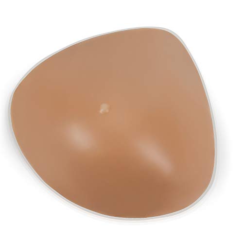 Vollence 1 pieza copa B triángulo de silicona pecho forma Senos de silicona Formas falso pecho para Crossdresser Mastectomía transgénero