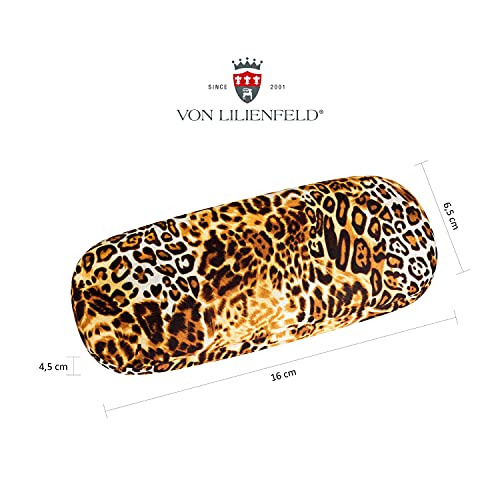 von Lilienfeld Estuche Gafas Depredador Felino Funda Ligeramente Estable Leo Colorido Regalo