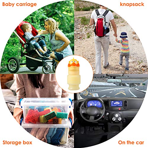 vorcool portátil dibujos animados Niños Unisex orinal Viaje Urinario Auto WC pee (Amarillo)