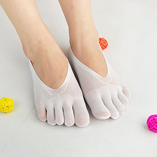 wangshang Calcetines de compresión ortopédicos para mujer, con forro ultra Low Cut Liner con capa de gel transpirable, corrige la deformación de los pies y del juanete.