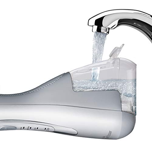 Waterpik 20023369 WP-560EU - Irrigador Bucal Recargable Irrigador Dental Portátil, Color Blanco