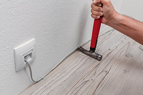 Wiha 42071 Electrician's, Head Weight 300 g, with Hammer Claws, for in Confined, Working Environment 300g Martillo de Carpintero, Rosso, Set de 4 Piezas