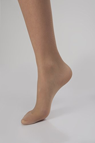 WOOTI Panty con Braga tipo faja efcto Push-up CONTADINA 20 den, color Marrón, talla S, Elegante, Atractivo, Cómodo, resistente, contenitivo, Velado, Refinado