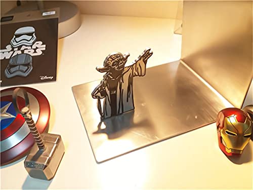 Wuhuayu Sujetalibros Yoda, Sujetalibros De Star Wars, Soportes para Sujetalibros para Oficina Y Hogar, Estantería Yoda The Force