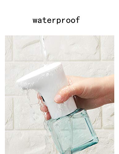 wuxafe Dispensador Jabon Automático De Desinfectante Manos 250 Ml con Sensor Infrarrojo Dispensador Jabón Sin Contacto para Baño Y Cocina