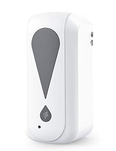 wuxafe Dispensador Jabón Automático Espuma Impermeable Sensor Movimiento Infrarrojo Inteligente Sin Contacto Baño Cocina Hotel Oficina Detergente Pared Gel 1200ML