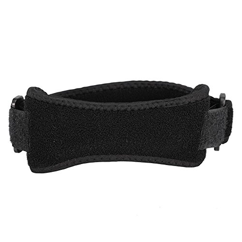 Wytino Rodillera Ajustable, Rodilleras con Rodilleras para el Alivio del Dolor Tendón rotuliano Soporte para Senderismo, Baloncesto, Correr, tendinitis, Artritis(Negro)
