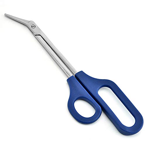 XLKJ Tijeras para Cortar Uñas de Pies, Tijeras para Uñas Largas con Mango Largo, Fácil y Ergonómica Tijeras para Cutículas