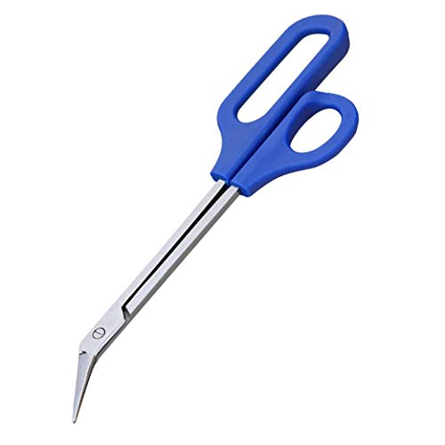 XLKJ Tijeras para Cortar Uñas de Pies, Tijeras para Uñas Largas con Mango Largo, Fácil y Ergonómica Tijeras para Cutículas