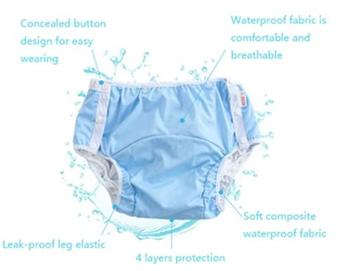 XYQ Impermeables PañAles Lavables Reutilizables Incontinencia Urinaria Calzoncillos De AlgodóN PañAles For Adultos, PañAles De Incontinencia Pantalones