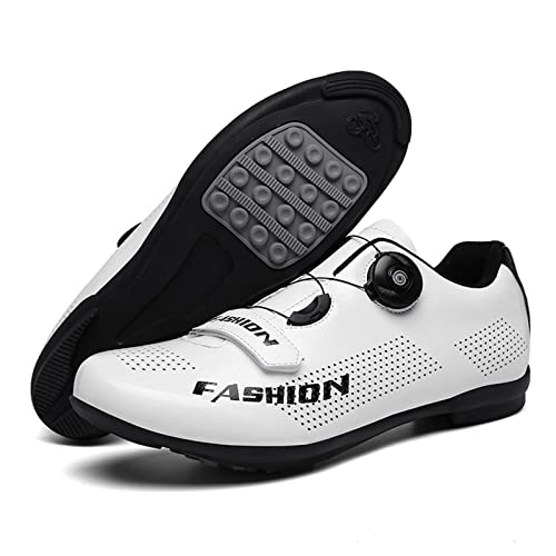 YANE Zapatillas De Ciclismo De Carretera para Mujer Y Hombre Zapatillas De Carretera para Montar En Bicicleta En Interiores Y Exteriores Zapatillas De MTB para Ejercicio,46,Rubber Soles