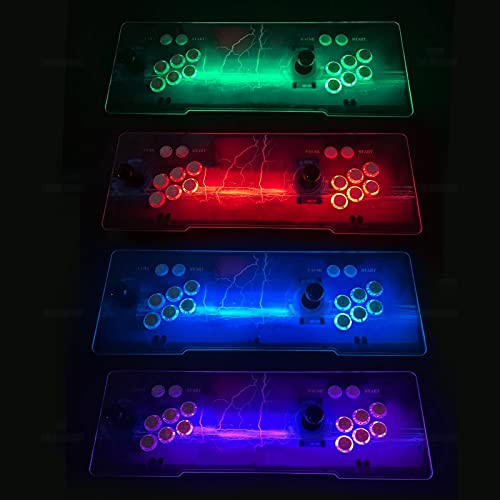 YaremYac [Arcade Game Console 7000] Pandora Box 3D+ 2 Consolas domésticas con Joystick,720P Full HD, Joystick Arcade Arcade Video Gamepad VGA/HDMI/USB