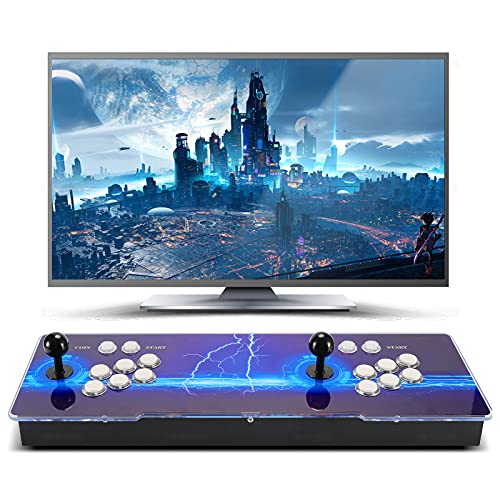 YaremYac [Arcade Game Console 7000] Pandora Box 3D+ 2 Consolas domésticas con Joystick,720P Full HD, Joystick Arcade Arcade Video Gamepad VGA/HDMI/USB