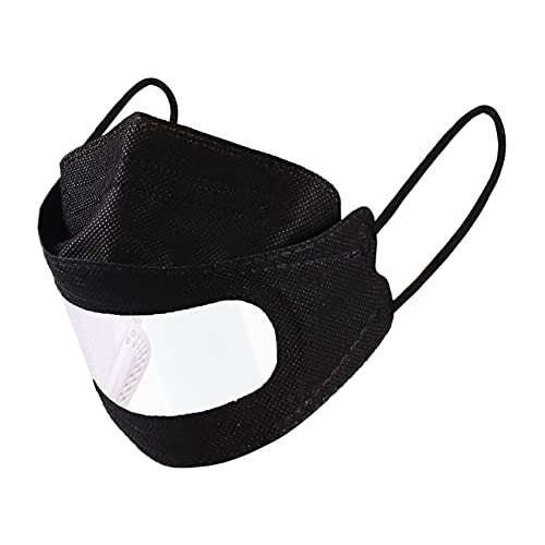 Yesloveme 10 Piezas Mascarillas Transparentes, MáScara Transparente De Labios, MáScara Transparente De Tres Capas, Transpirable Y CóModa, Adecuada Para Exteriores, Hogar (1)