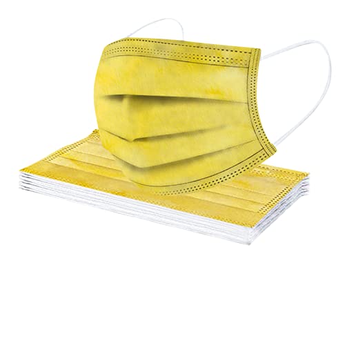 YpingLonk 10/20/50/100pc Unisex Adult Bufanda -Moda Universal Mariposa impresión Lindo elástico Earloop Cuello -21113-07 (una Talla, A-50pc)