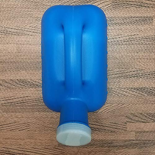 YUMSUM 3000 ML Grande Masculino Orinal Portátil Para Hombre Potty Pee Colector de Botellas Baño Aseo (Azul)