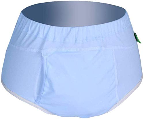 YZXC Lavables Reutilizables Incontinencia Urinaria Calzoncillos de algodón, Ropa Interior del Escrito con un Absorbente Área for Las Mujeres, Las Necesidades del Hombre Masculino Especiales 910