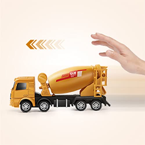 ZAHRH Vehículos de construcción Juguetes de Camiones, camión de ingeniería Cabeza de camión de aleación, Tractor Trailer Excavator Cargador de Cemento Carretilla elevadora Style A