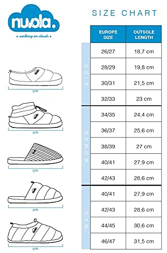 Zapatilla de Estar por casa NUVOLA®,Clasica Suela de Goma. Zapatilla de Invierno Hombre/Mujer/Unisex/Niño-Interior/Exterior-Suela de Caucho Natural Antideslizante-Diseñadas en Barcelona-26 al 47