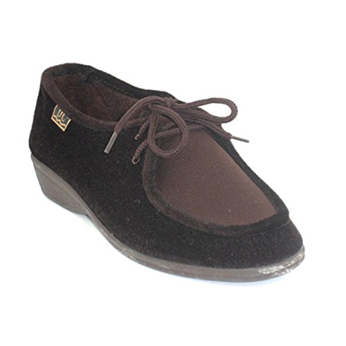 Zapatillas Cordones pies Muy delicados Doctor Cutillas en marrón Talla 35