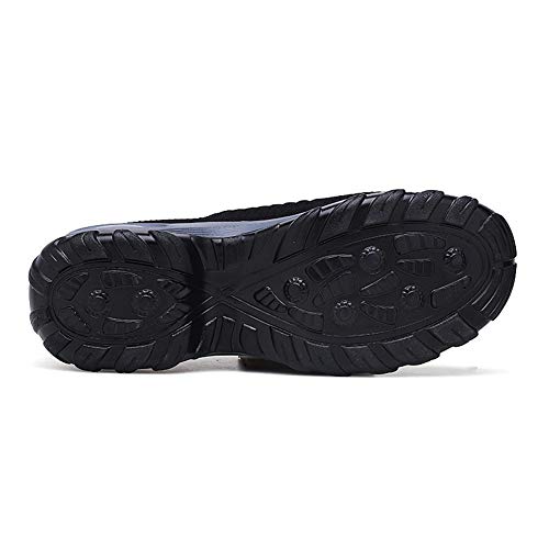 Zapatillas Deportivas de Mujer Gimnasio Zapatos Running Deportivos Fitness Correr Casual Ligero Comodos Respirable Negro Gris Morado 35-42 BK42