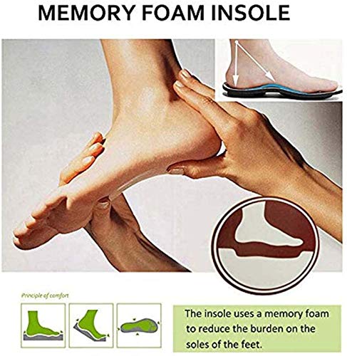 Zapatillas Ortopédicas Ajustables con Velcro para Mujer Y Hombre, Comodidad Extra Ancha para Artritis, Pies Hinchados, Zapatos para Caminar, Zapatos para Edema, Cierre Fácil,Negro,44