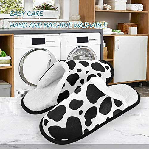 Zapatillas para hombre y mujer, forro de piel de vaca, cómodas, cálidas, de forro polar, para interiores y exteriores, para spa