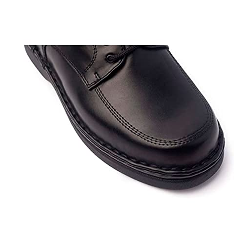 Zapato Farmacia Cordones Hombre Ancho Especial Ancho 16 pies Muy delicados Calzafarma en Negro Talla 42