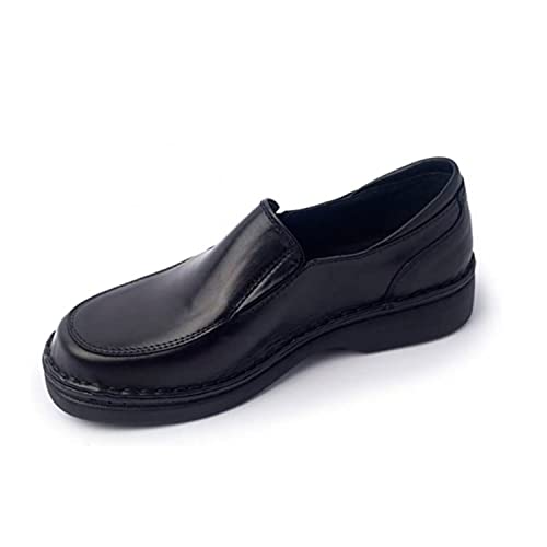 Zapato Farmacia Hombre Ancho Especial Ancho 16 pies Muy delicados Calzafarma en Negro Talla 48