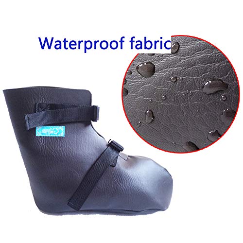 Zapato Posquirúrgico Impermeables Calzado Postoperatorio Ortopédicos Correas Ajustables para Hombre y Mujer, Zapatos Médicos para Cirugía Postoperatoria,Azul,S (Sole 240mm)
