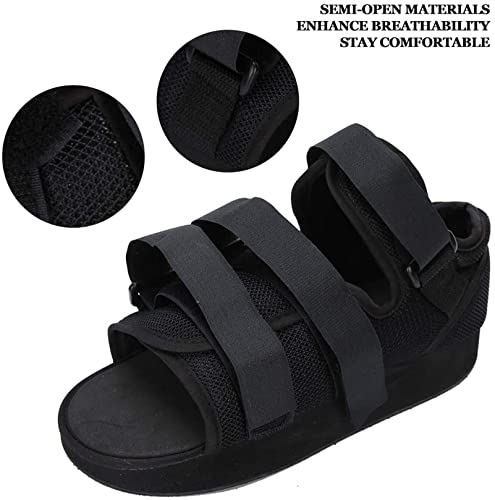 Zapato Postoperatorio, Calzado Médico De Yeso con Punta Abierta, Protector De Pie para Calzado, Bota De Yeso, para Fractura De Dedo/Pie Roto, Articulaciones De Tobillo Estables, Alivio del Dolor