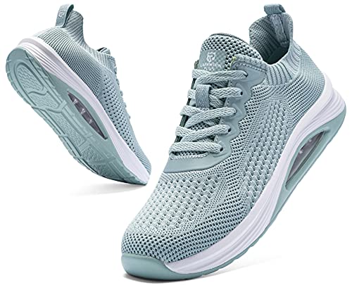 Zapatos de Mujer cómodos y Ligeros con colchón de Aire Verde 37