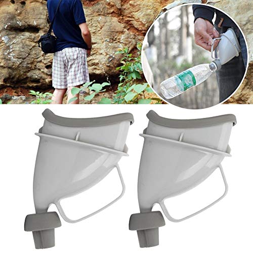 Zer one Orinal Portátil Unisex, Idea para Viajar en Coche Camping Caravana Festivales Niños Ancianos Orinal Plástico Portátil Orinada PIS Inodoro Olla(2 pcs)