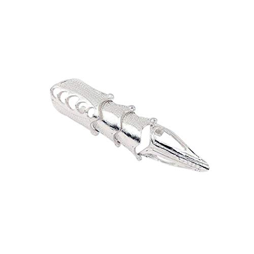 Zerama Elegante Anillo de Dedo Anillos de Las Mujeres de los Hombres del Punk gótico Garra Anillo de aleación de Spike nudillo de la Armadura Completa Conjunta