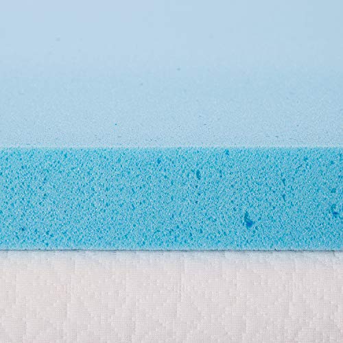 Zinus 5CM Gel Memory Foam Mattress Topper, 190 x 135 cm