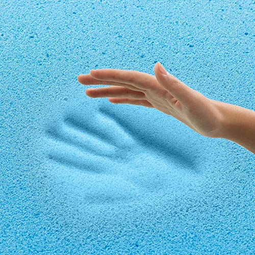 Zinus 5CM Gel Memory Foam Mattress Topper, 190 x 135 cm