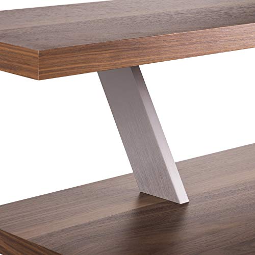 1 par (2 piezas) SO-TECH® Soporte para Mostrador Barra „COUNTER“ – Aluminio Macizo Acabado Acero Inox Finamente Pulido -