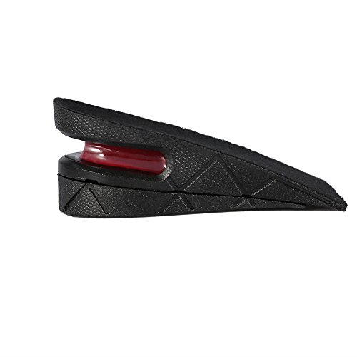 1 par de plantillas de aumento de altura de media elevación 5 cm zapatos invisibles talón Taller Pads kit de elevación de zapatos ortopédicos para mujeres y hombres