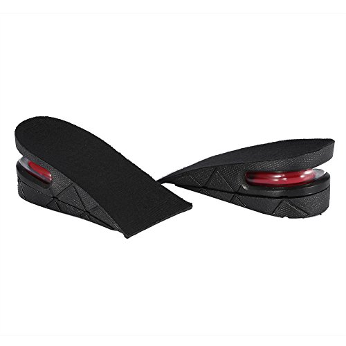 1 par de plantillas de aumento de altura de media elevación 5 cm zapatos invisibles talón Taller Pads kit de elevación de zapatos ortopédicos para mujeres y hombres