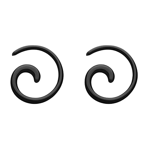 1 par Nueva Carne Túnel Piercing Camilla Gótica Extensor Cuerpo Joyería Espiral Taper Acrílico Pendientes, 3 mm, Metal, Sin gemas.,