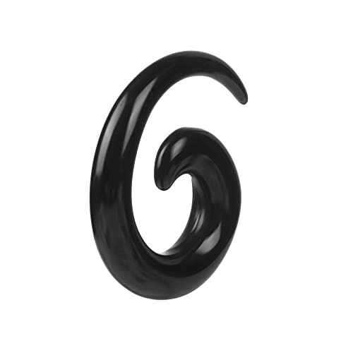 1 par Nueva Carne Túnel Piercing Camilla Gótica Extensor Cuerpo Joyería Espiral Taper Acrílico Pendientes, 3 mm, Metal, Sin gemas.,