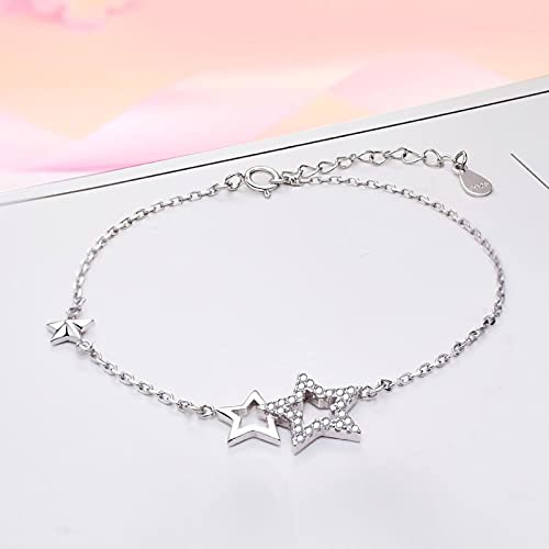 1 pulsera de estrella de cinco puntas pequeña con dije delicado hecho a mano para el día de la madre