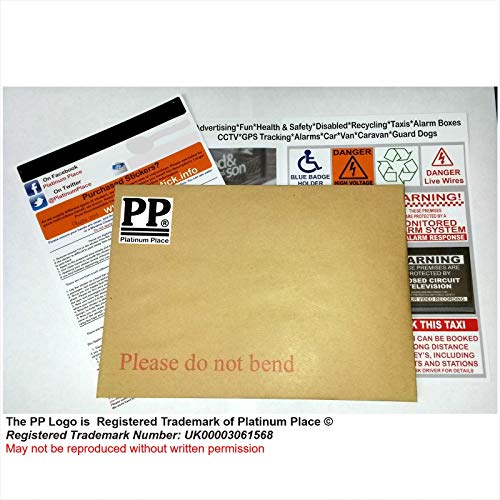 1 x discapacitados conductor por favor se patient-window sticker-43 mm X 200 mm-for coche, Van, Camión, vehículo. Discapacidad, movilidad vinilo autoadhesivo señal minusválidos Logo