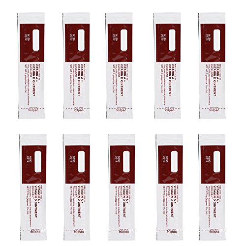 10 pcs Tattoo Aftercare crema para tatuaje cicatriz curación Vitamina A y Crema D Ungüento Gel(Blanco)
